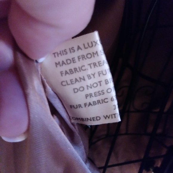 Vintage 60s Lilli Ann Suede/Faux Fur Belted Coat - Picture 8 of 16